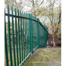 PVC Coated Palisade Fencing, Plastic Coated Palisade Fencing+Gates